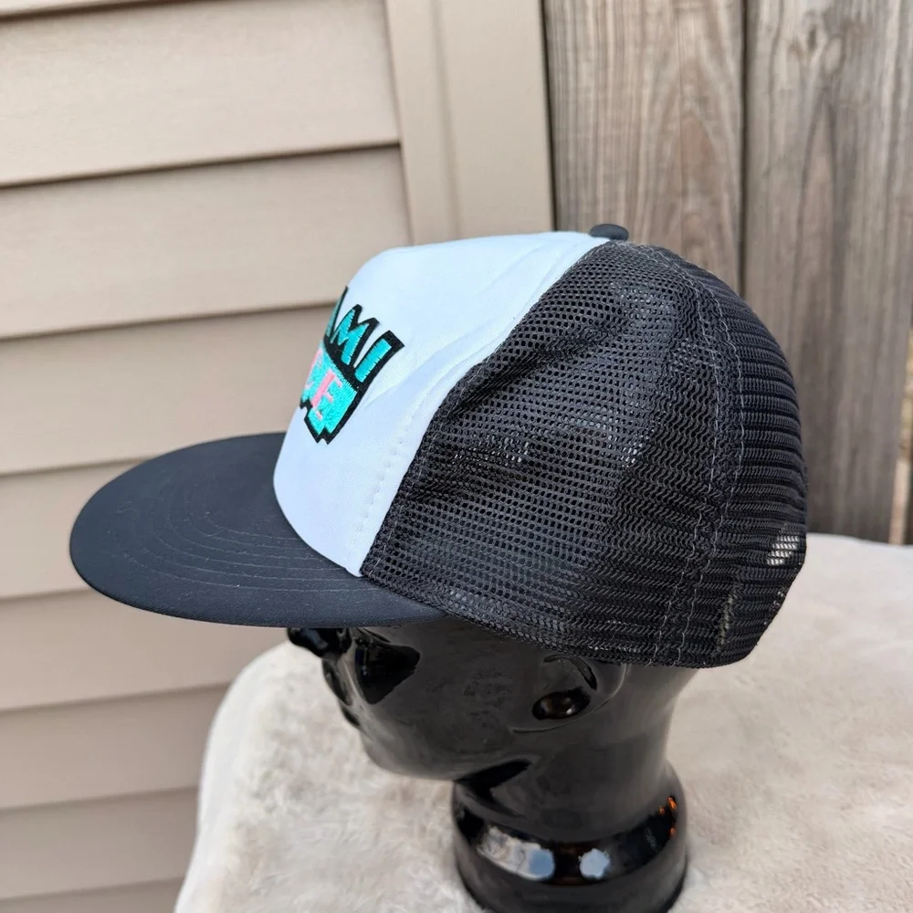Vintage Miami Vice TV Show Vintage 80's Trucker Snapback Cap Hat